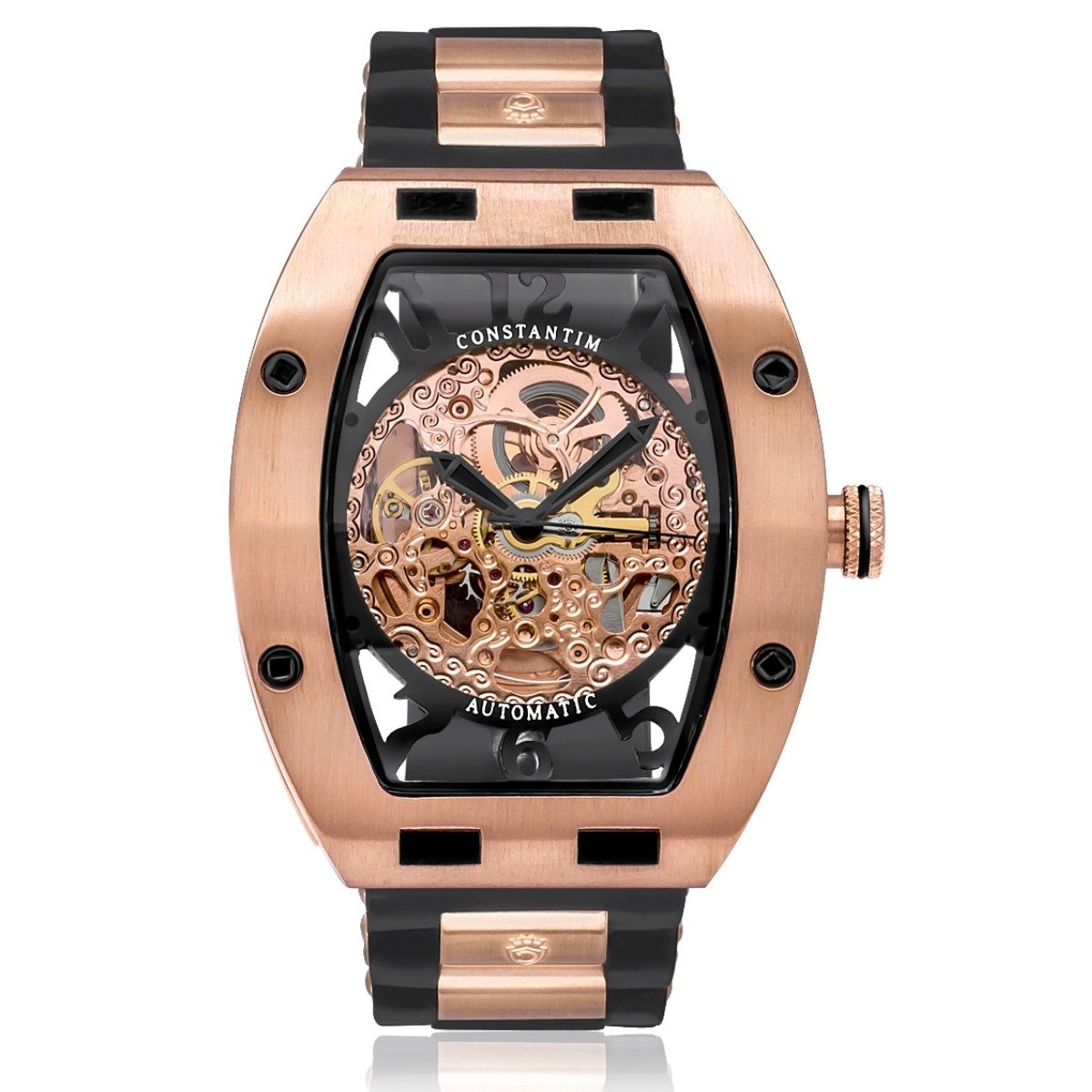 Relógio Masculino Constantim Full Skeleton REF ZW30303P Special Edition Automatic Rose - Imagem 2