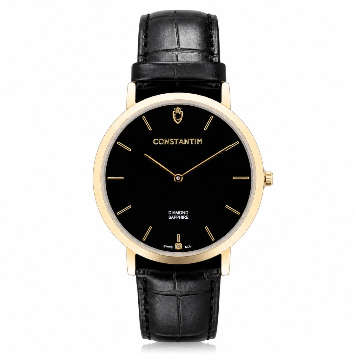 Relógio Constantim Slim Gold Diamond - Imagem 4